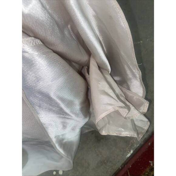 Cameron Blake by Mon Cheri Mother Of The Bride Dress Gown Beige Off White Sz 14 - Picture 5 of 13